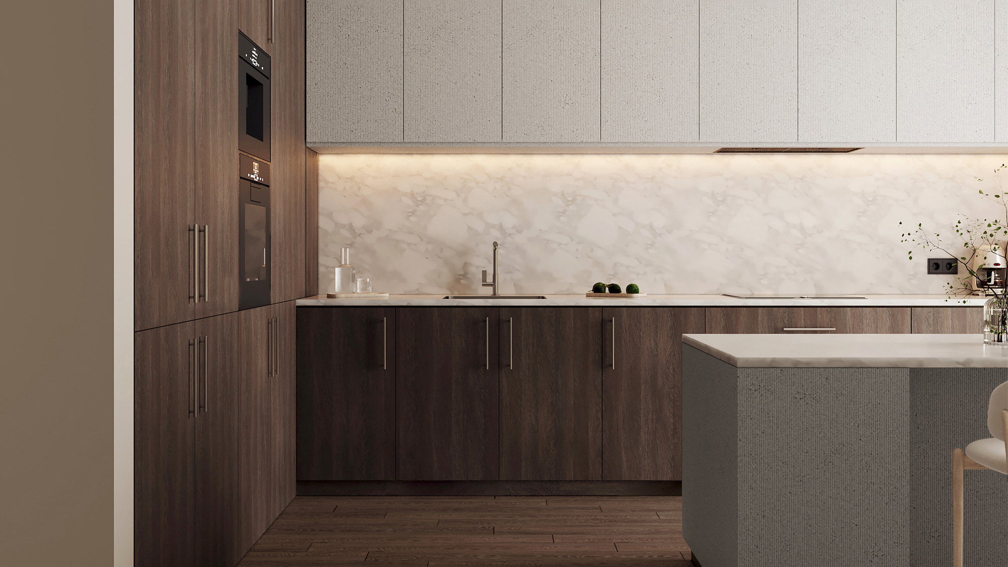 Ash Concrete Render