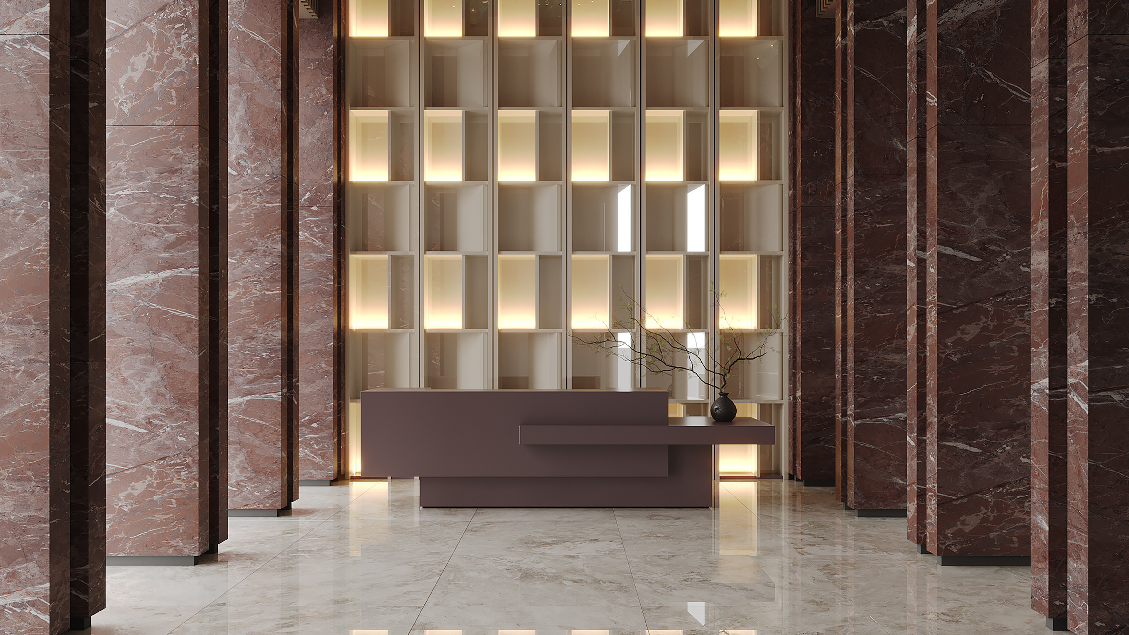 Mystic Plum LACQUERED PANEL MAT SUPERIOR Render