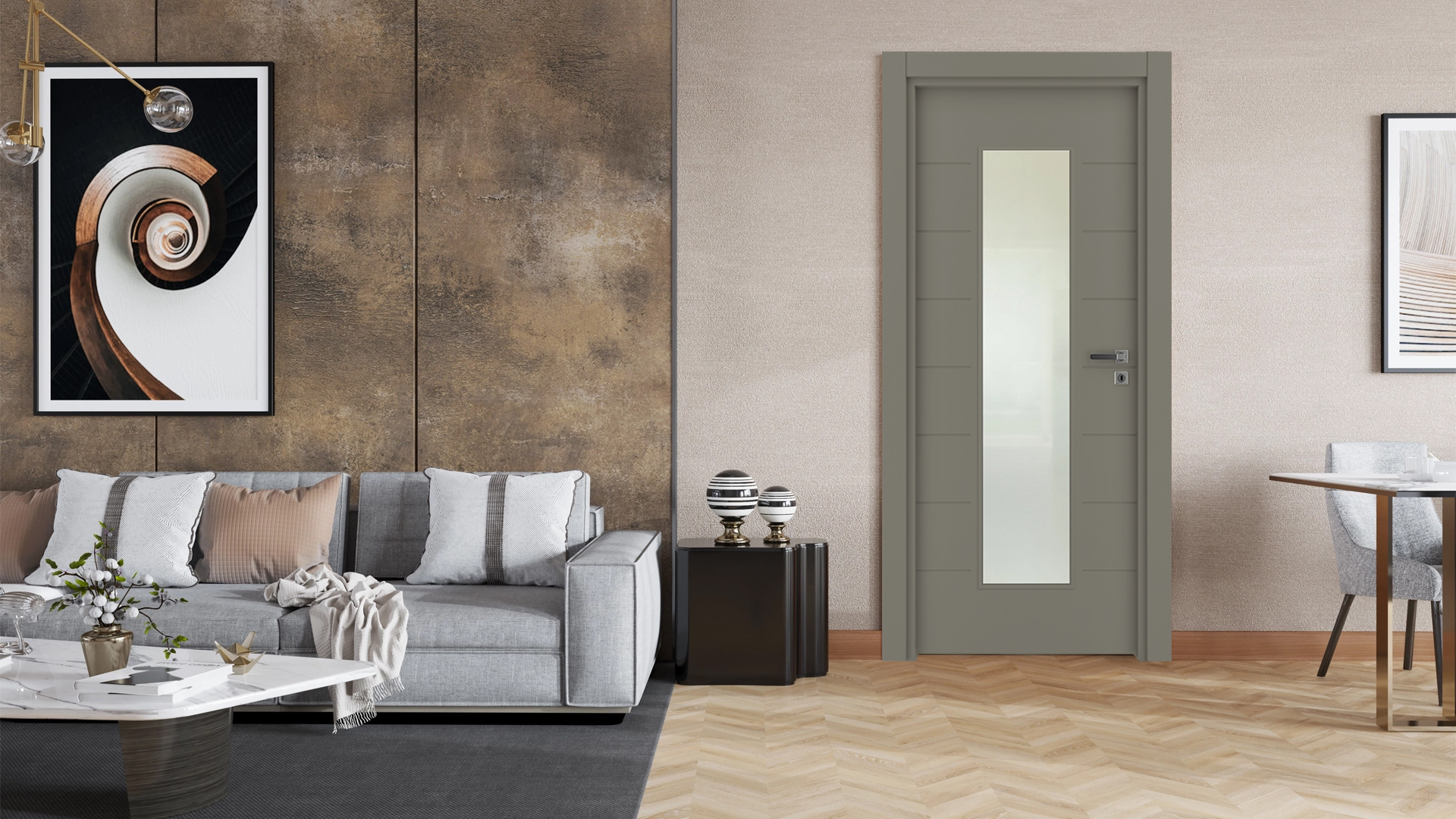 VDA-70 HAKİ GRİ CAMLI Render