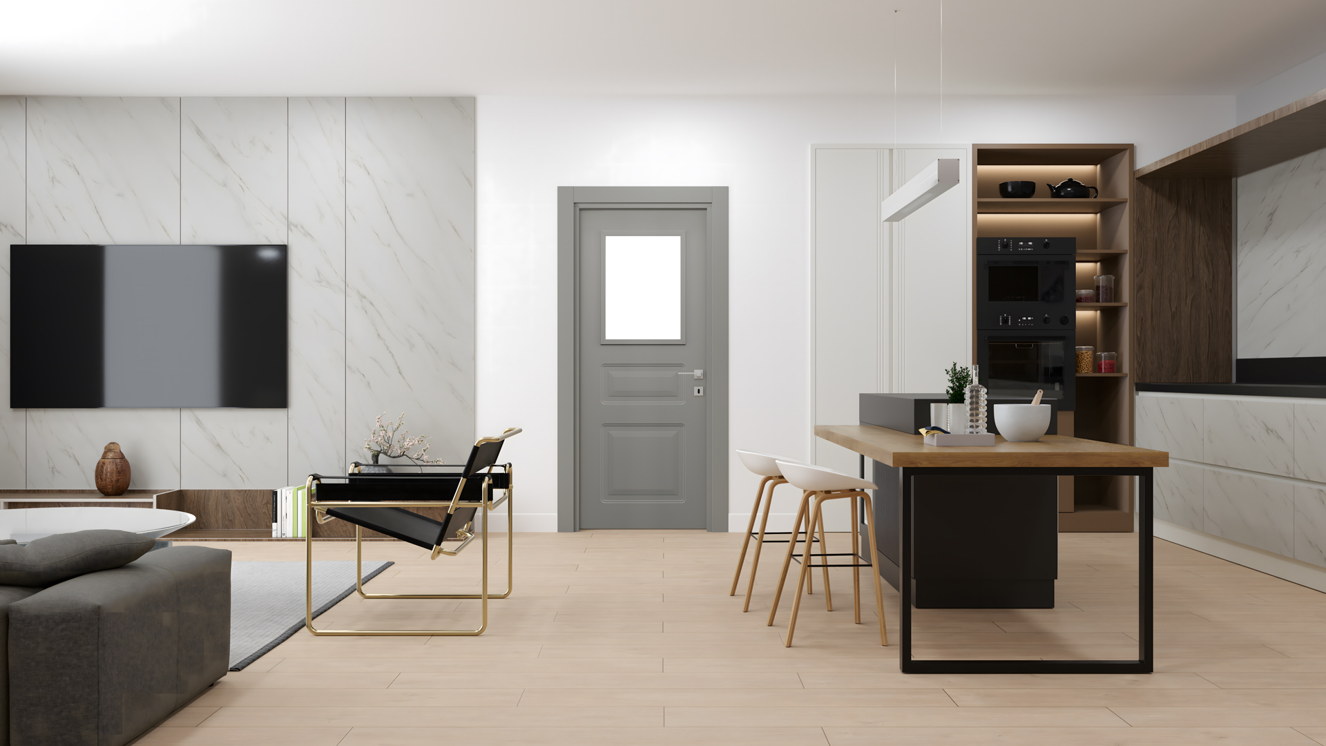 ATLAS NATURAL GRAY GLAZED Render