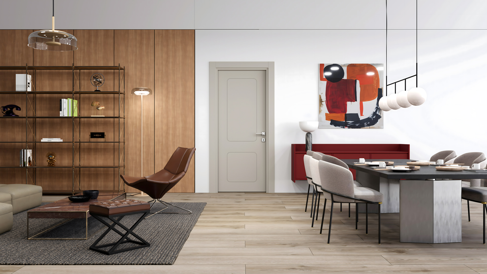 AURA İPEK GRİ Render