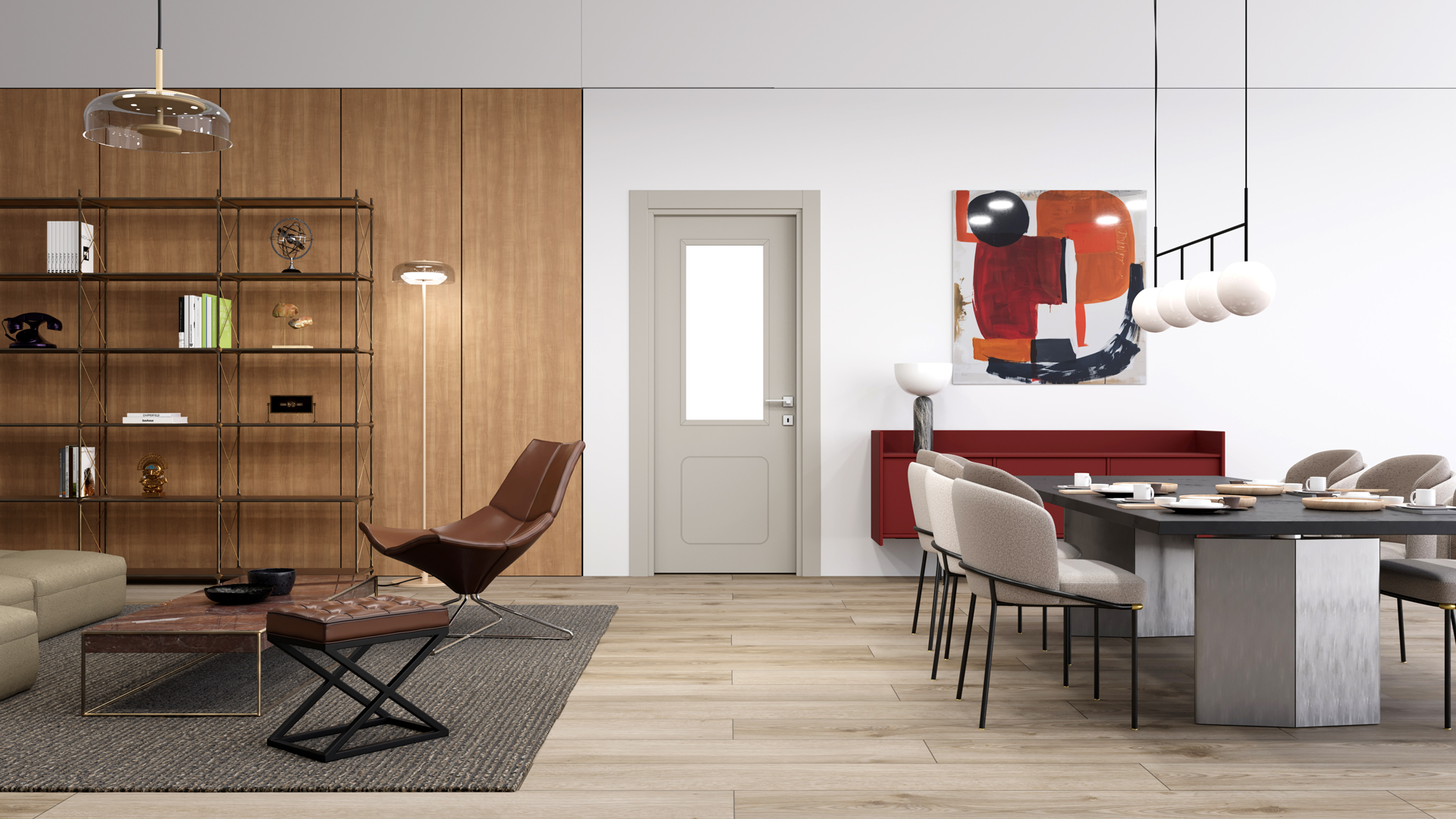 AURA SILK GRAY GLAZED Render