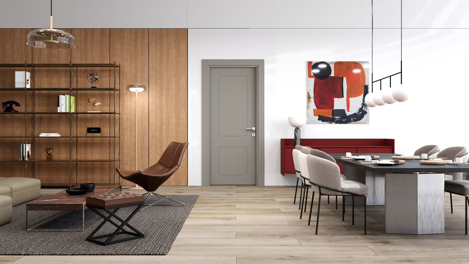 AURA NATURAL GRAY Render