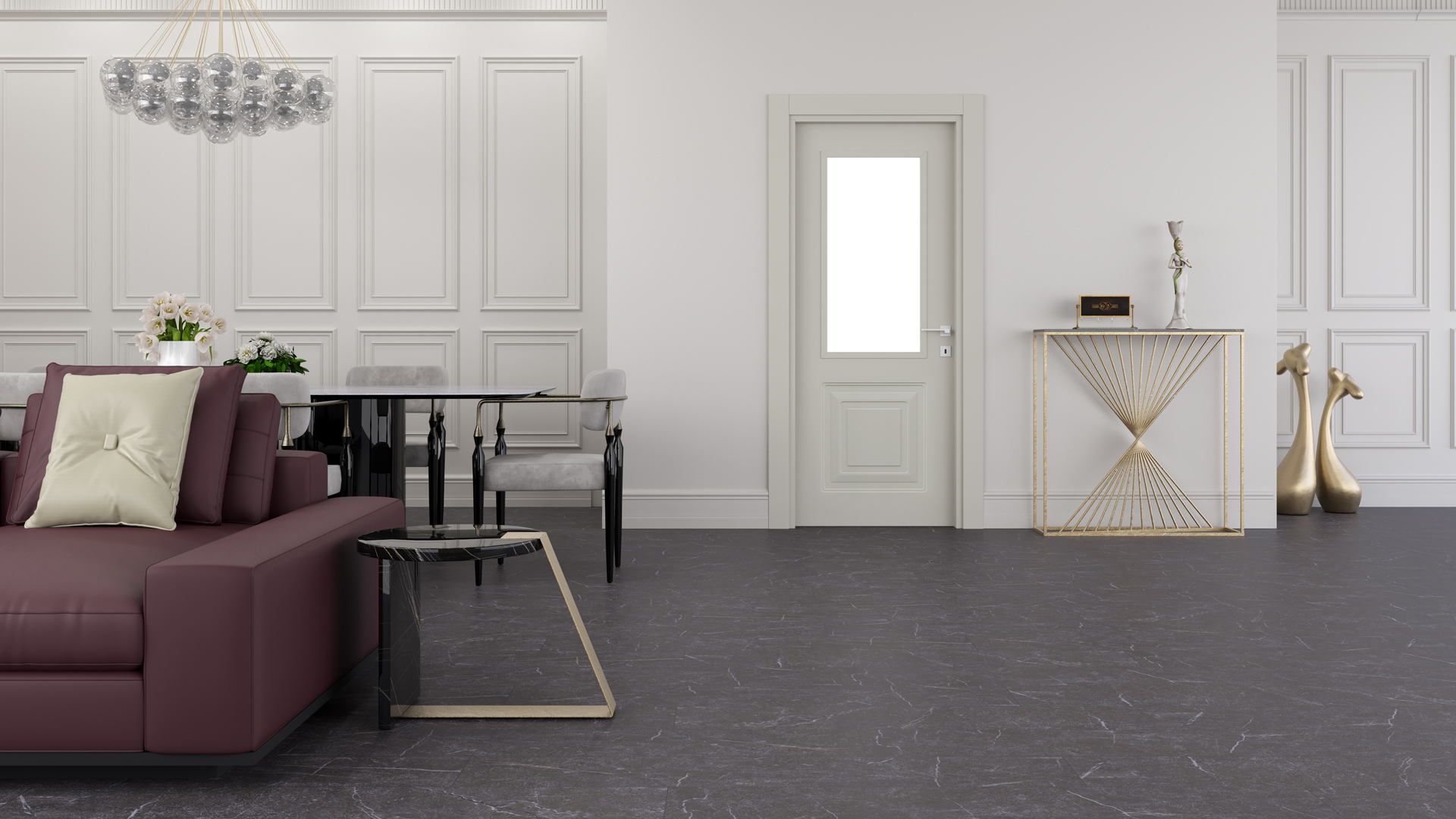 PRİSMA İPEK GRİ CAMLI Render