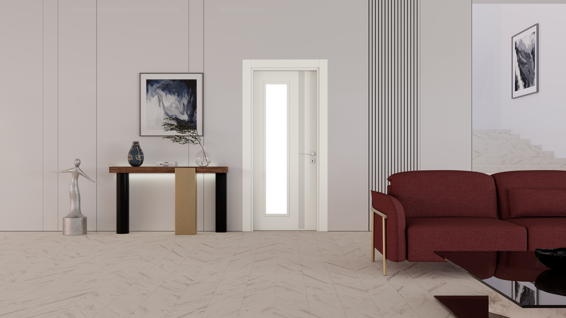 SOHO NATURAL BEIGE GLAZED Render