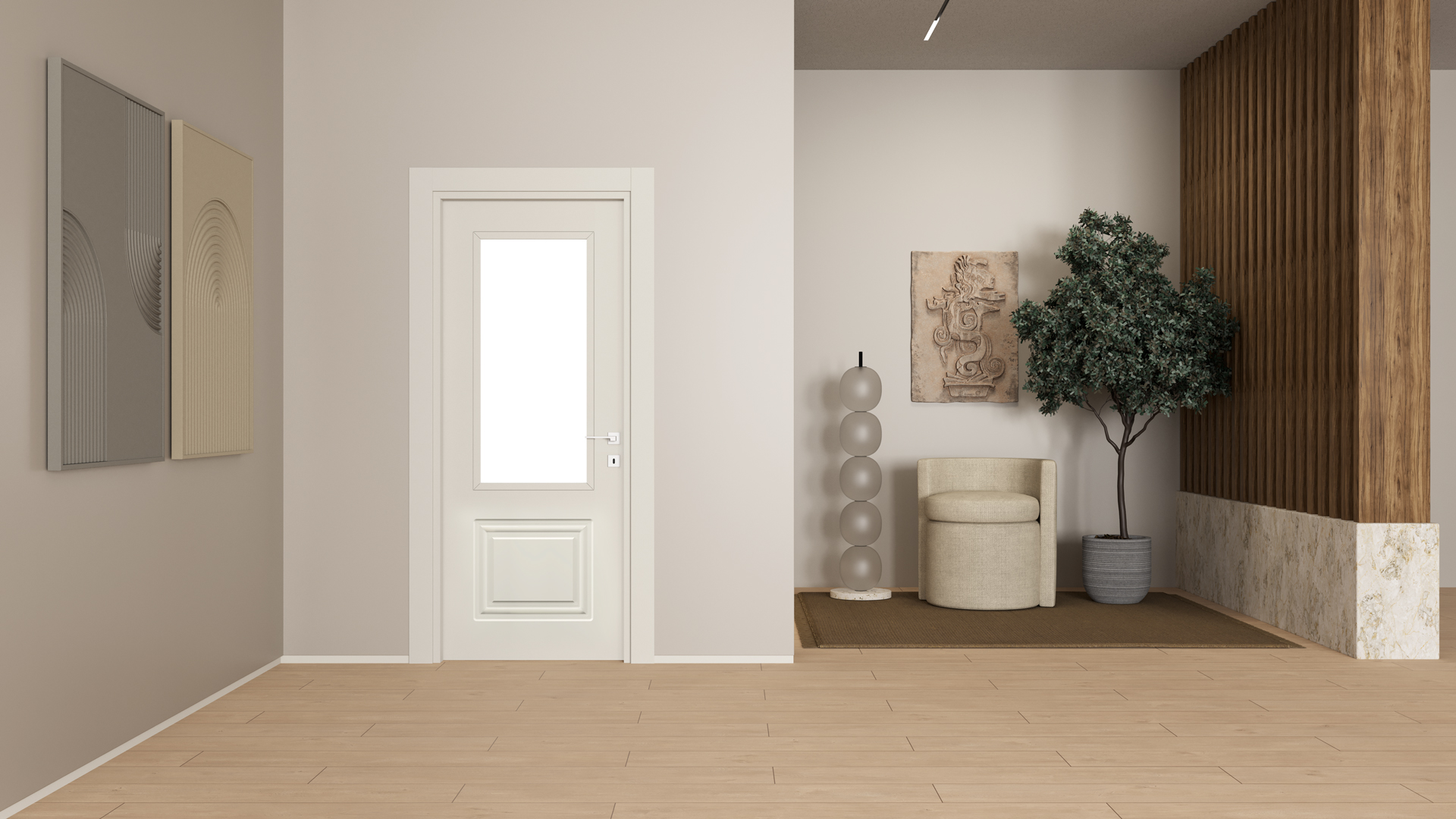 SOLE NATURAL BEIGE GLAZED Render