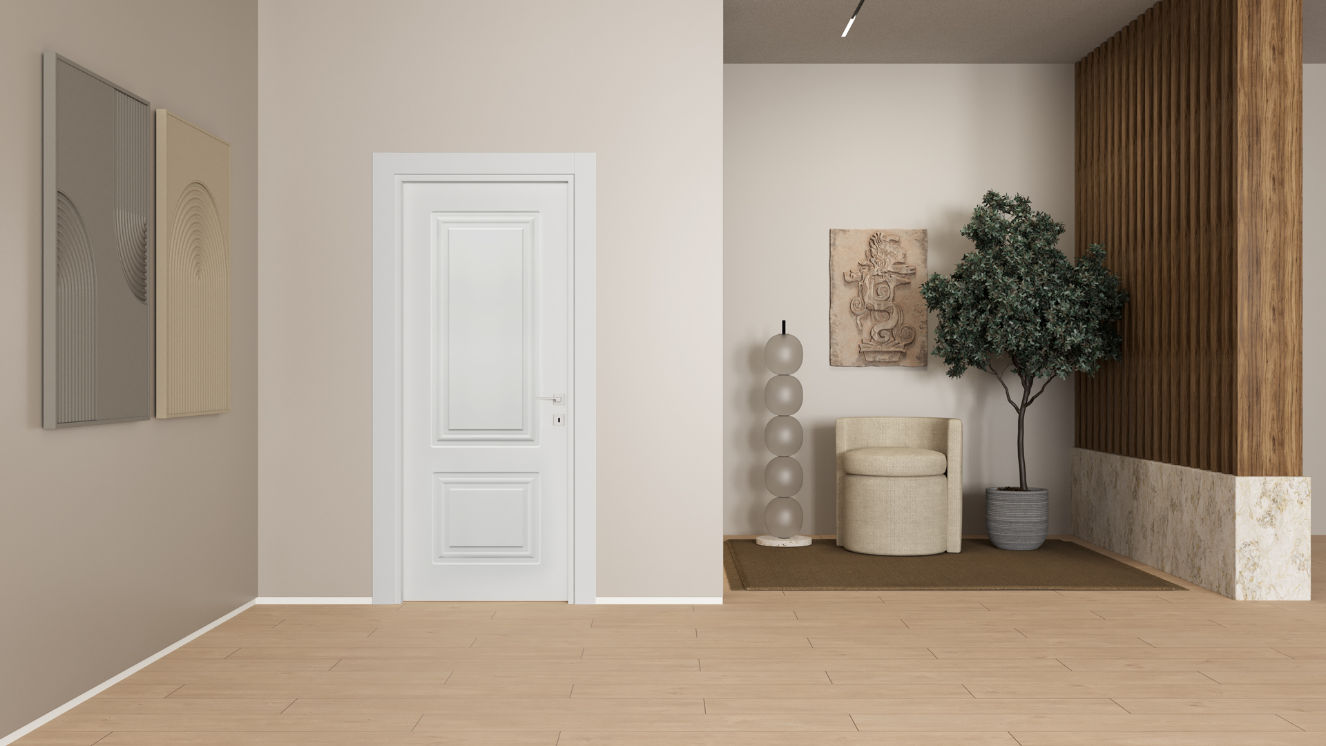 SOLE PEARLY WHITE Render