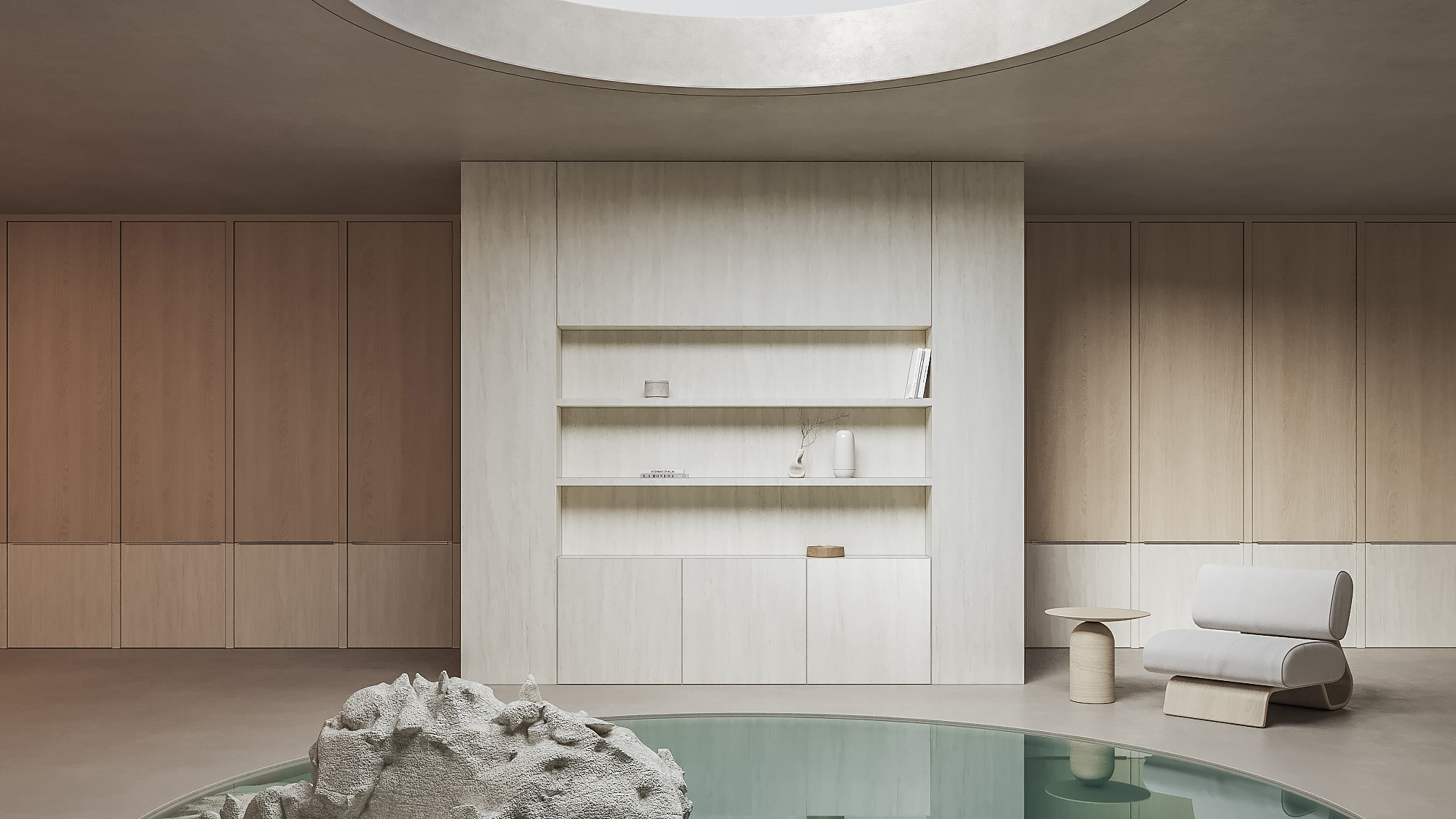 Zen Travertene Render